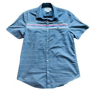 Original Penguin short sleeve button down shirt size medium